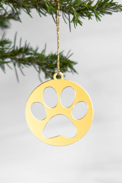 Pet Christmas Ornament, Pet Ornament, Dog Paw Ornament, Animal Christmas Ornament, Dog Tree Ornament, Dog Christmas Ornament, Dog, Pet