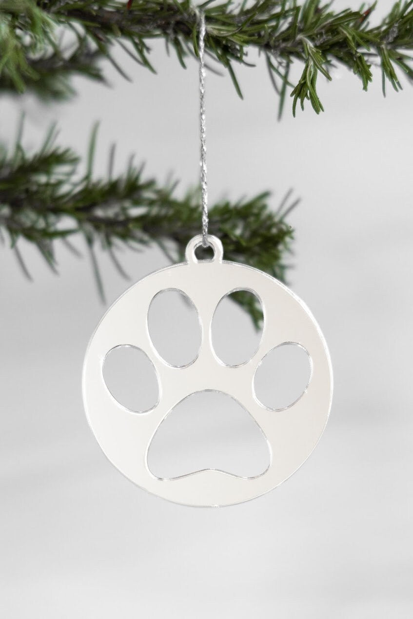 Pet Christmas Ornament, Pet Ornament, Dog Paw Ornament, Animal Christmas Ornament, Dog Tree Ornament, Dog Christmas Ornament, Dog, Pet