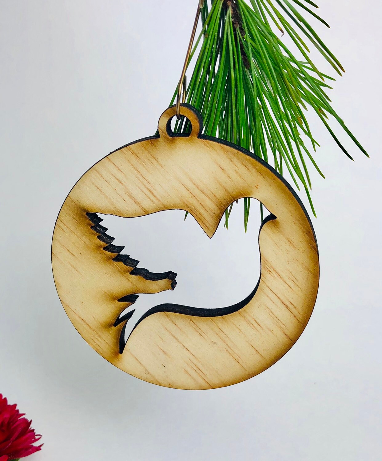 Dove Ornament, Bird Christmas Tree Ornament, Bird Christmas Ornament, Dove Christmas Tree Ornament, Bird Holiday Ornament, Bird Lover, Gift